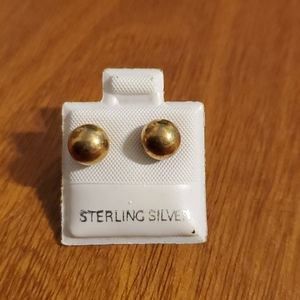 NEW Goldtone Stud Earrings